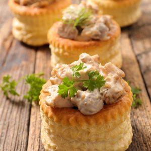 Vol au vent au tofu