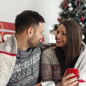 Couple à Noël