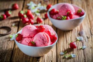 Glaces et sorbets pendant l'été