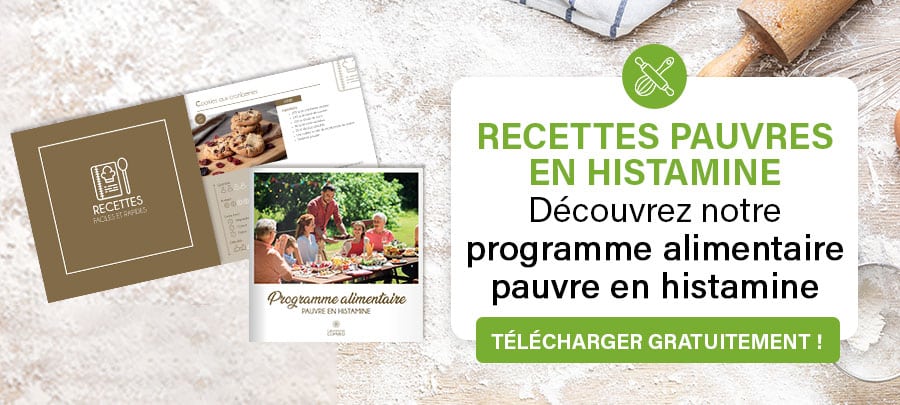Découvrez notre programme alimentaire pauvre en histamine