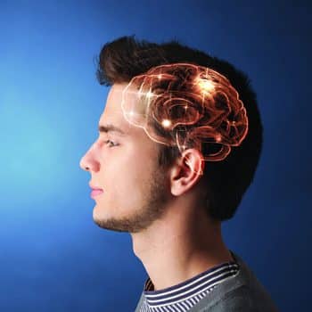 Portrait,With,Lighting,Brain,And,Brainstorming,Concept